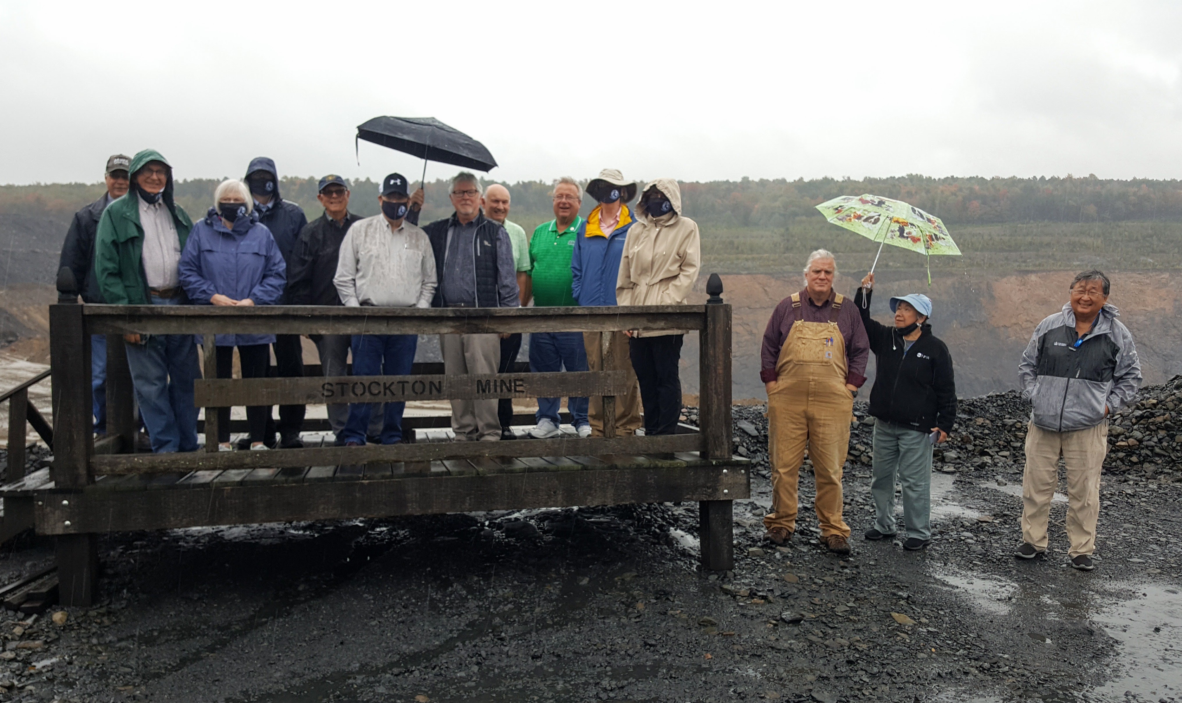 Atlantic Carbon Mine Tour Group Shot
