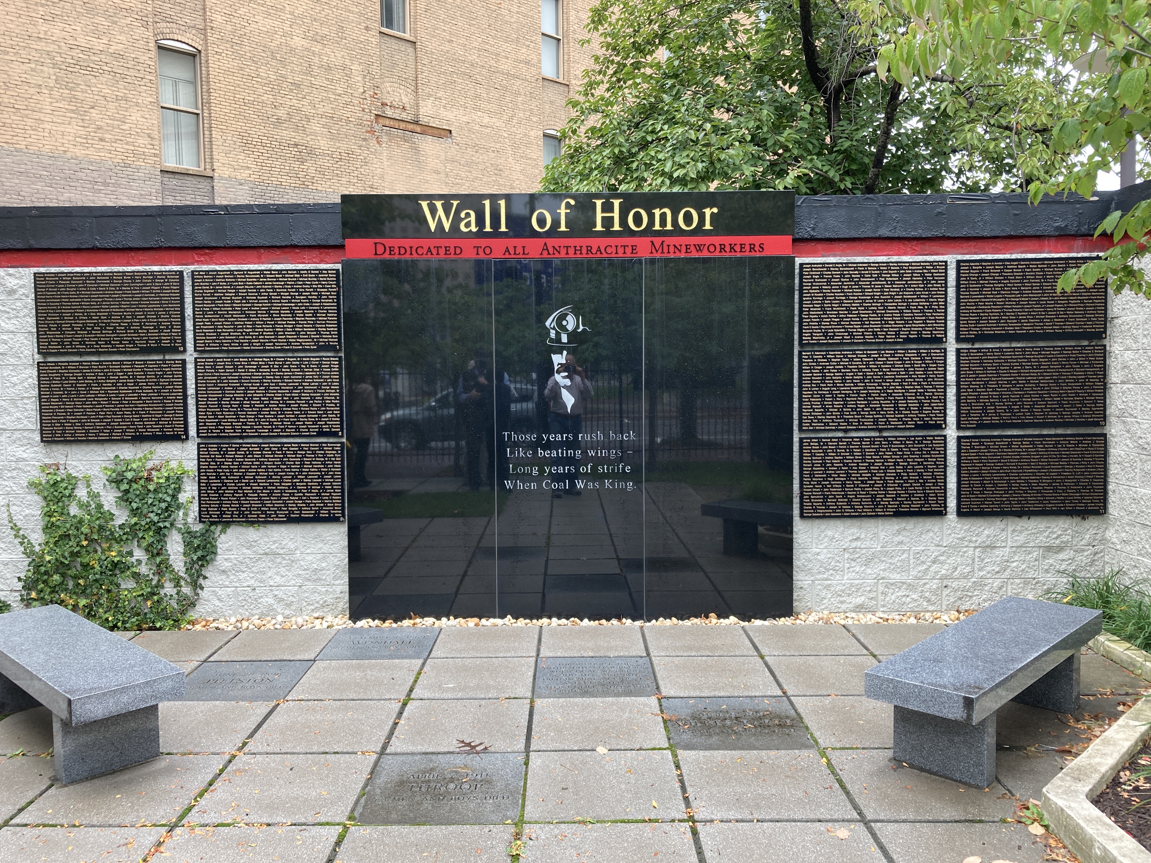 Wilkes-Barre Miners Memorial Wall of Honor