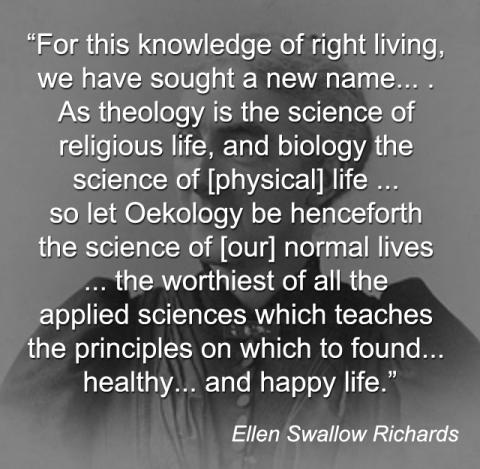 Ellen Swallow Richards Quote
